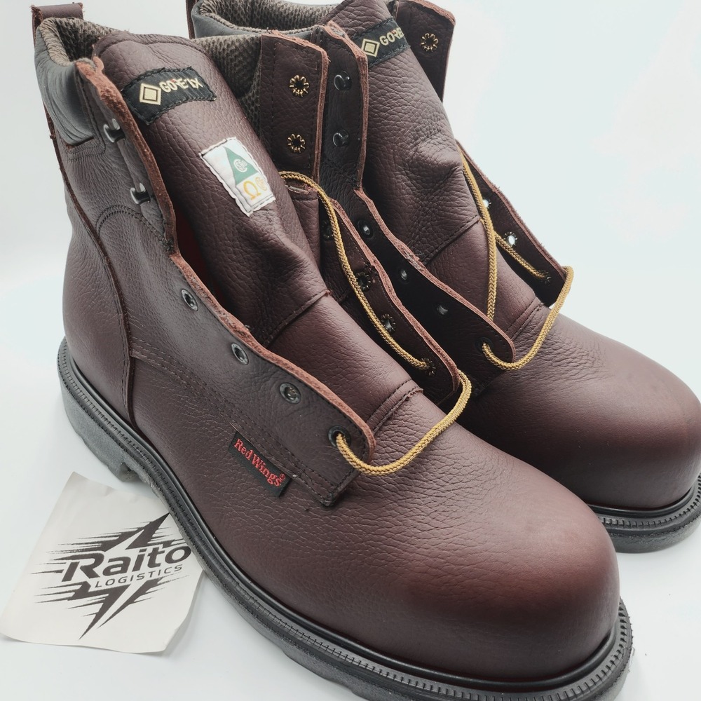 Mens Size 13 3E Red Wing Work Boots SuperSole 2.0 6-Inch Gore-Tex Brown 3526285